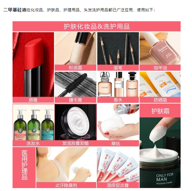 南京市哪些领域能用到二甲基硅油？